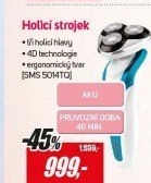 SMS 5014TQ holicí strojekSENCOR