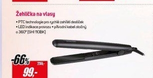 SHI 110BK žehlička na vlasySENCOR