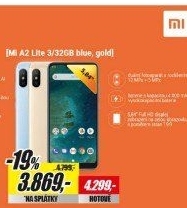 Mi A2 Lite 3GB/32GB Global BlueXIAOMI