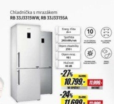 RB 33J3315WW CHLADNIČKA KOMBI.SAMSUNG