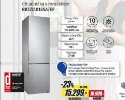 RB 37J5018SA/EF CHLADNIČKA KOMBI SAMSUNG