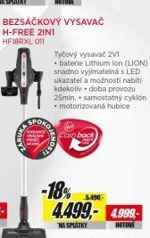 HF18RXL 011 AKU TYČ. VYSAVAČ 2v1 HOOVER