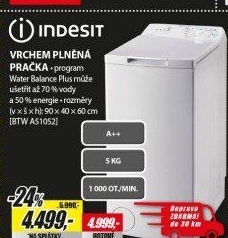 BTW A51052 (EU) PRAČKA VRCH. PL. INDESIT