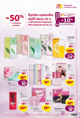 akční leták Teta drogerie 22.11.2018-26.11.2018