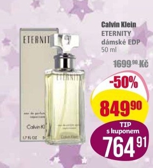 Parfémovaná voda dámská Eternity Calvin Klein