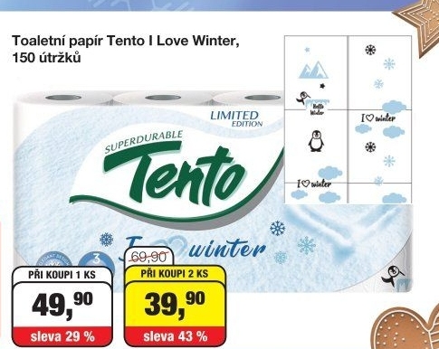 Toaletní papír 3vrstvý Tento