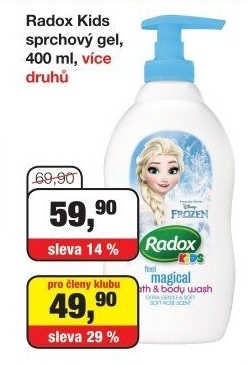 Sprchový gel dětský Radox