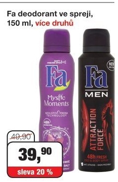 Deodorant sprej Fa