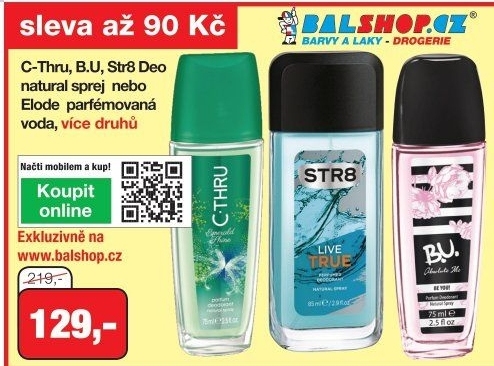 Deodorant parfémovaný dámskýB.U.