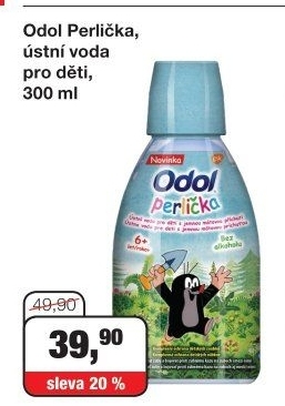 Ústní voda dětská Odol Perlička