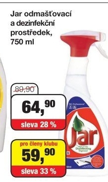 Odmašťovač Jar