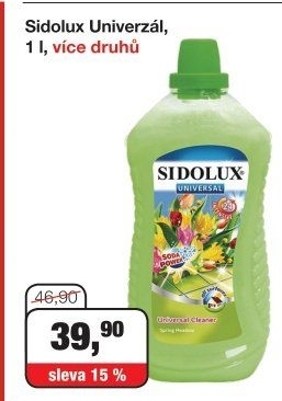 Čistič univerzální Soda Power Sidolux