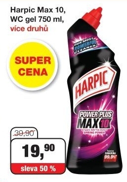 Čistič WC gelový Power Plus Harpic