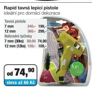 Tyčinky do tavné pistole