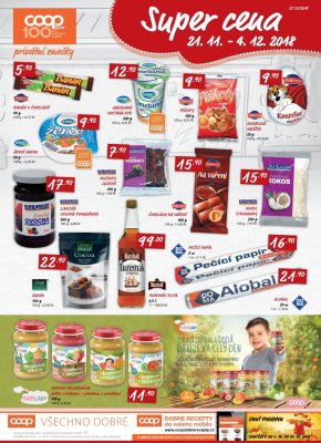 akční leták COOP 21.11.2018-27.11.2018