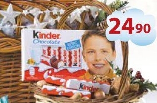 Čokoládky Kinder