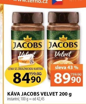 Instantní káva Jacobs Velvet