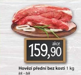 Hovězí přední bez kosti - krk