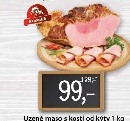 Uzené maso od kýty s kostí Krahulík