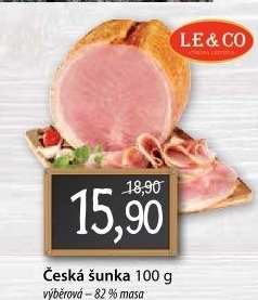 Šunka česká výběrová LE&amp
