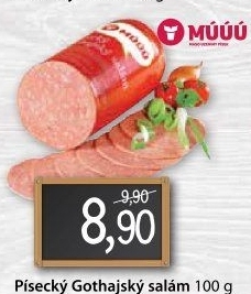 Salám Gothaj Maso uzeniny Písek