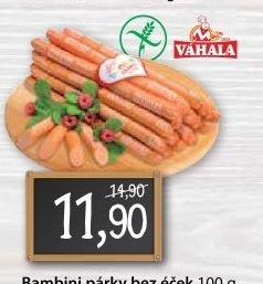 Párečky bez éček Bambini Váhala