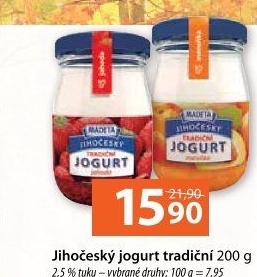 Jogurt jihočeský Madeta