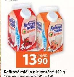 Kefírové mléko ochucené Mlékárna Valašské Meziříčí