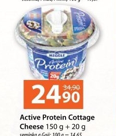 Sýr Cottage Active protein Meggle