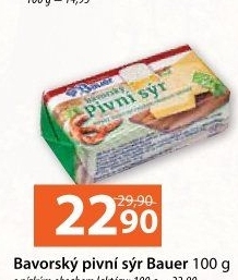 Sýr Bavorský pivní se sníženým obsahem laktózy Bauer