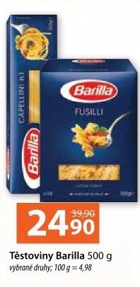 Těstoviny Barilla
