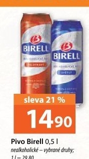 Nealkoholické pivo Birell