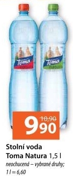 Přírodní voda Toma Natura