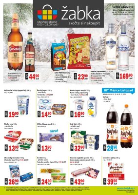 akční leták Žabka 24.11.2018-4.12.2018