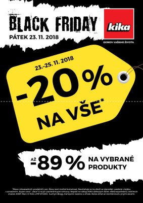 akční leták Kika nábytek 23.11.2018-23.11.2018