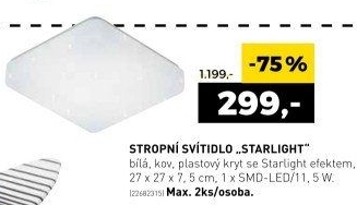 Stropní svítidlo Starlight