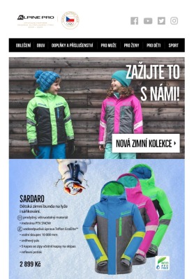 akční leták ALPINE PRO 19.11.2018-30.11.2018