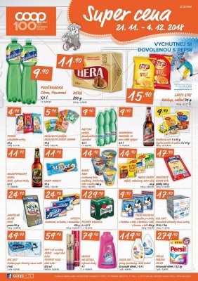 akční leták COOP 21.11.2018-4.12.2018