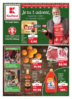 akční leták Kaufland 29.11.2018-5.12.2018