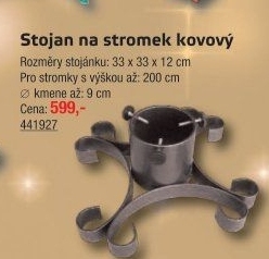 Stojan na vánoční stromeček