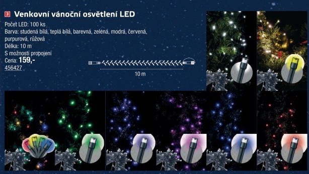 LED světelný řetěz