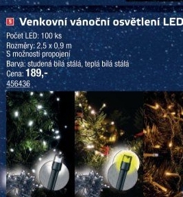 LED světelný řetěz