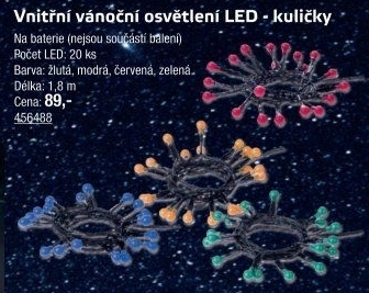 LED světelný řetěz
