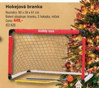 Hokejová brána Buddy toys