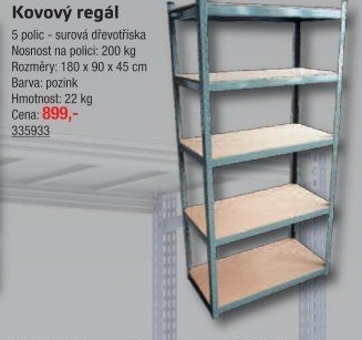 Regál JAD