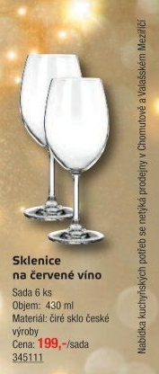 Sklenice na červené víno Leona Banquet