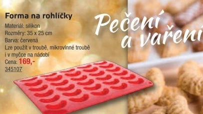 Silikonová forma na rohlíčky Culinaria Banquet