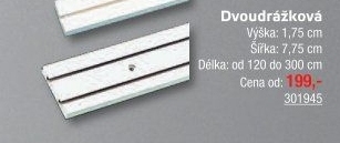 Záclonová kolejnička