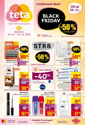 akční leták Teta drogerie 29.11.2018-10.12.2018