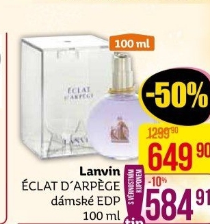 Parfémovaná voda dámská Eclat D'